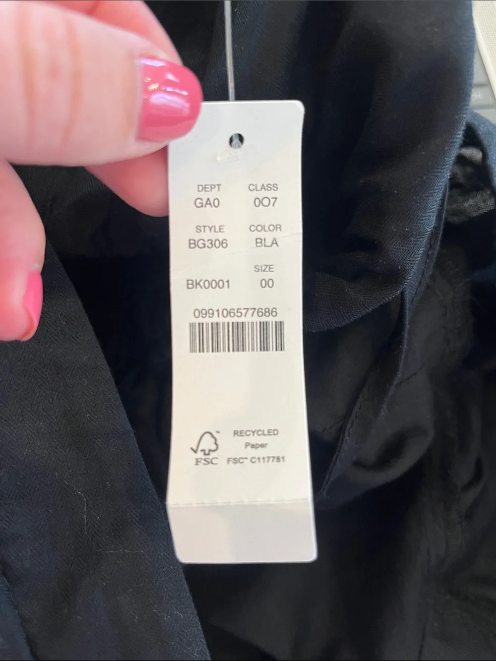 New J. Crew Women’s Cinched Waist Top Size 00 - Picture 4 of 4